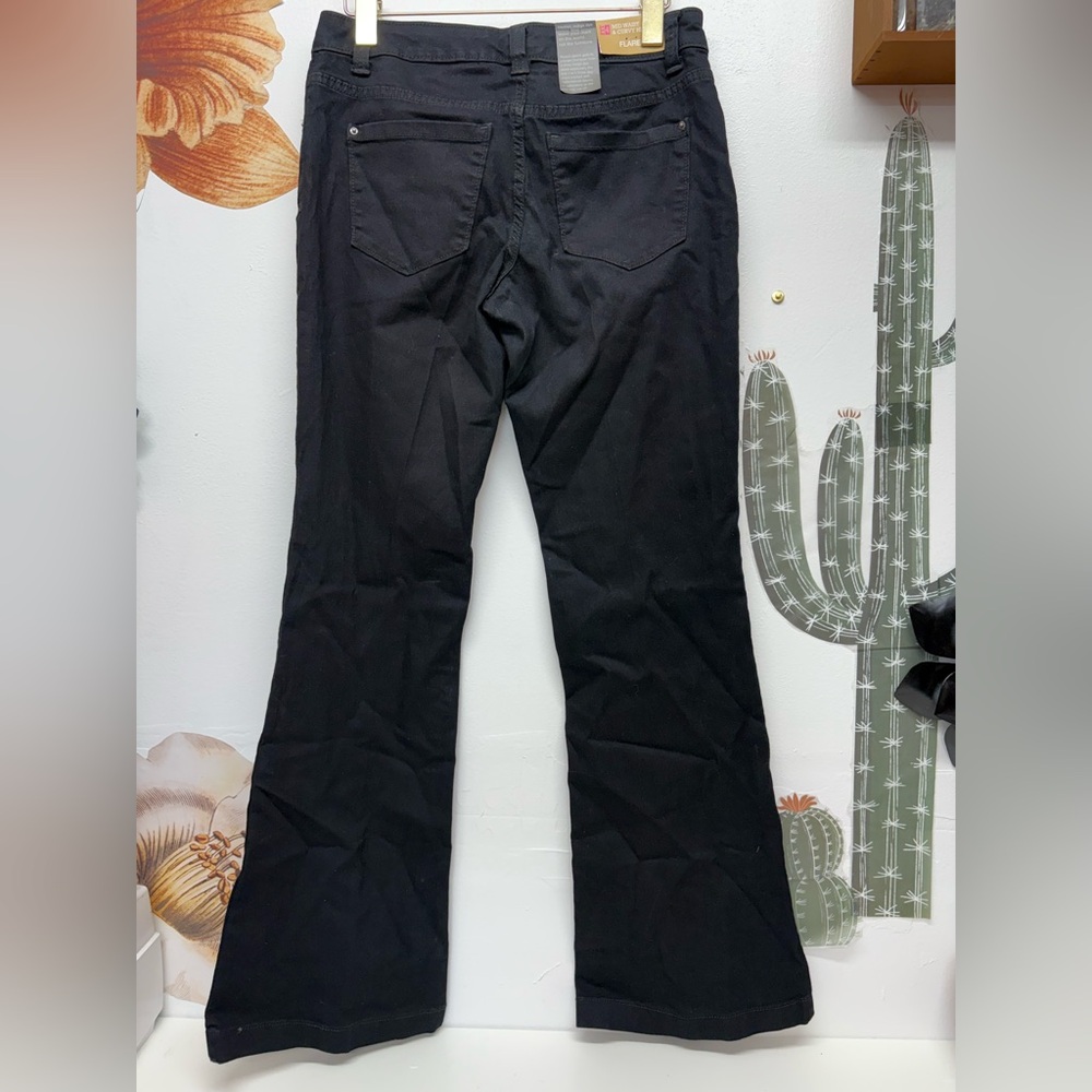 Mossimo supply co Y2K Black Flare Jeans - Picture 2 of 15